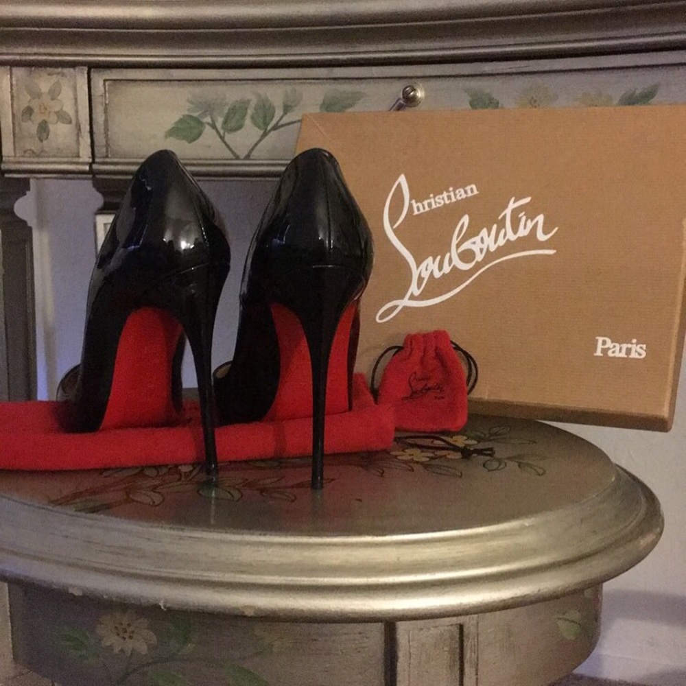 Christian Louboutin So Kate 120mm Patent Black